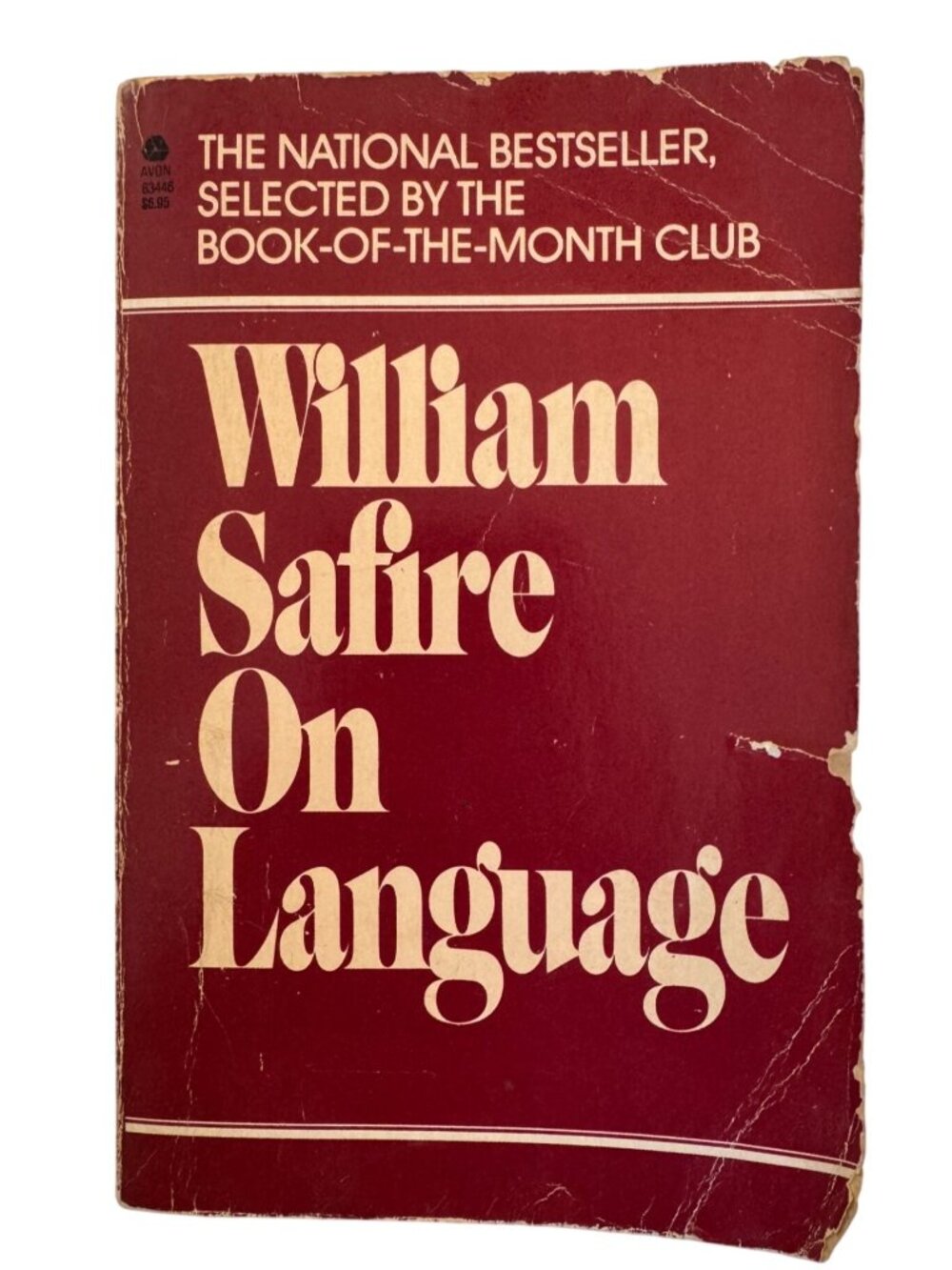 William Safire On Language Vintage Paperback 1981 First Avon Printing Book of th